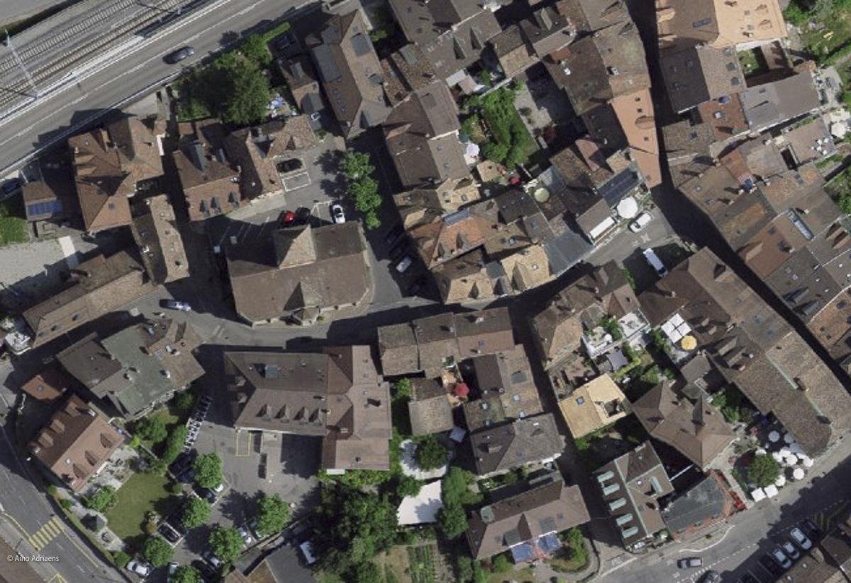 Bourg-en-Lavaux- vue aérienne